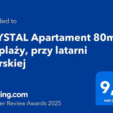 Crystal Apartament 80M Od Plazy, Przy Latarni Morskiej Колобжег Экстерьер фото